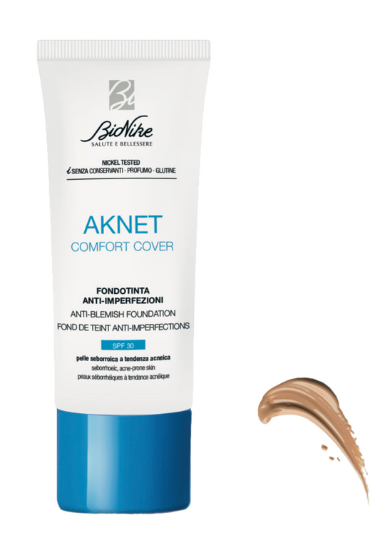 BioNike Aknet Base de Maquillaje Comfort Cover 30ml - Tono 103